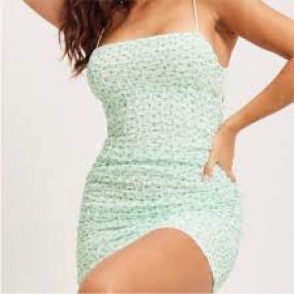 For Love And Lemons Light Green Drea Dress